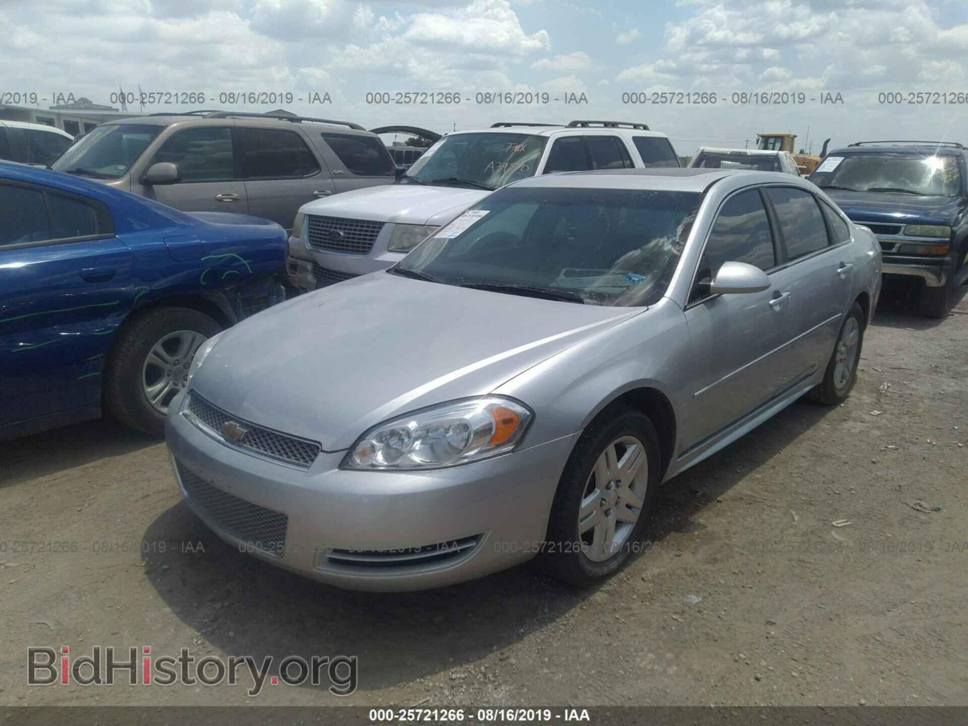 2012 CHEVROLET IMPALA - VIN: 2G1WG5E37C1318060 - Фото 2