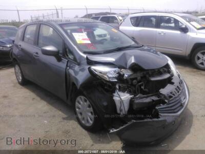 2016 Nissan VERSA NOTE S/S Plus/SV/SL/SR, серый — VIN 3N1CE2CP7GL398472, IAAI