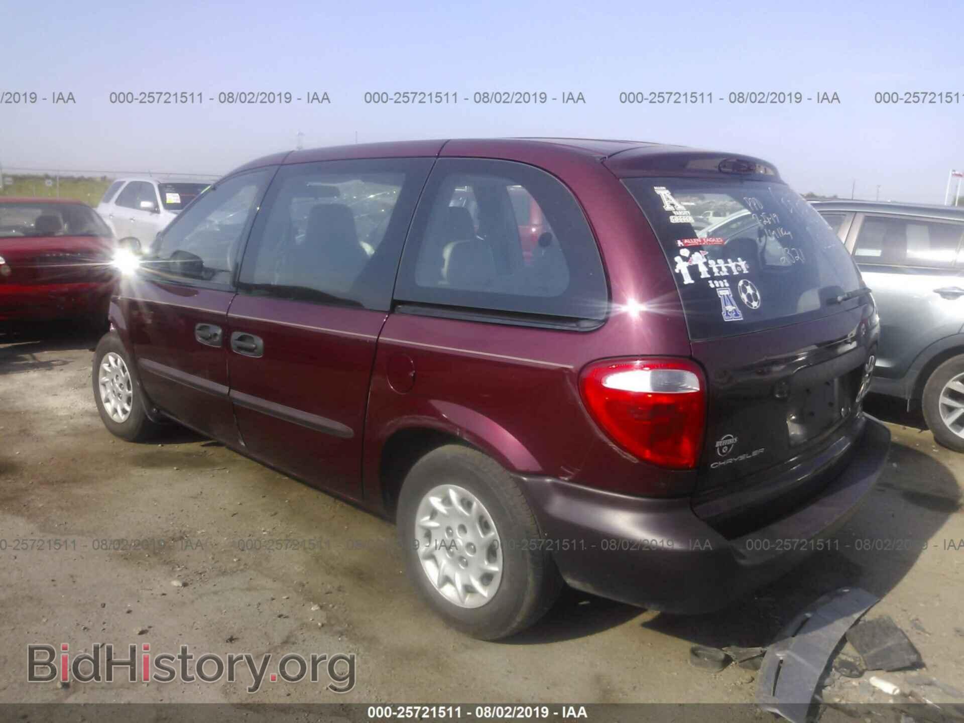 2002 CHRYSLER VOYAGER - VIN: 1C4GJ25B02B652321 - Фото 3