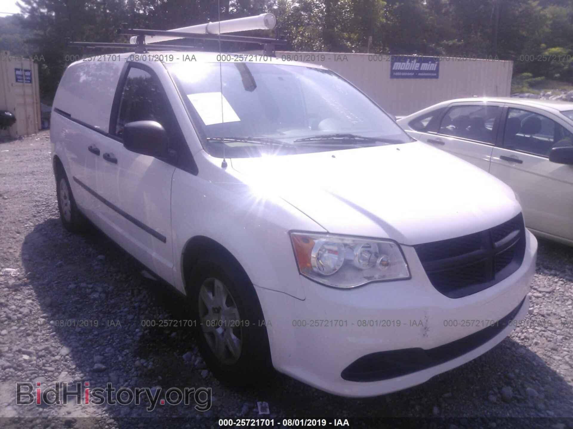 Photo 2C4JDGAG8CR217268 - DODGE RAM VAN 2012