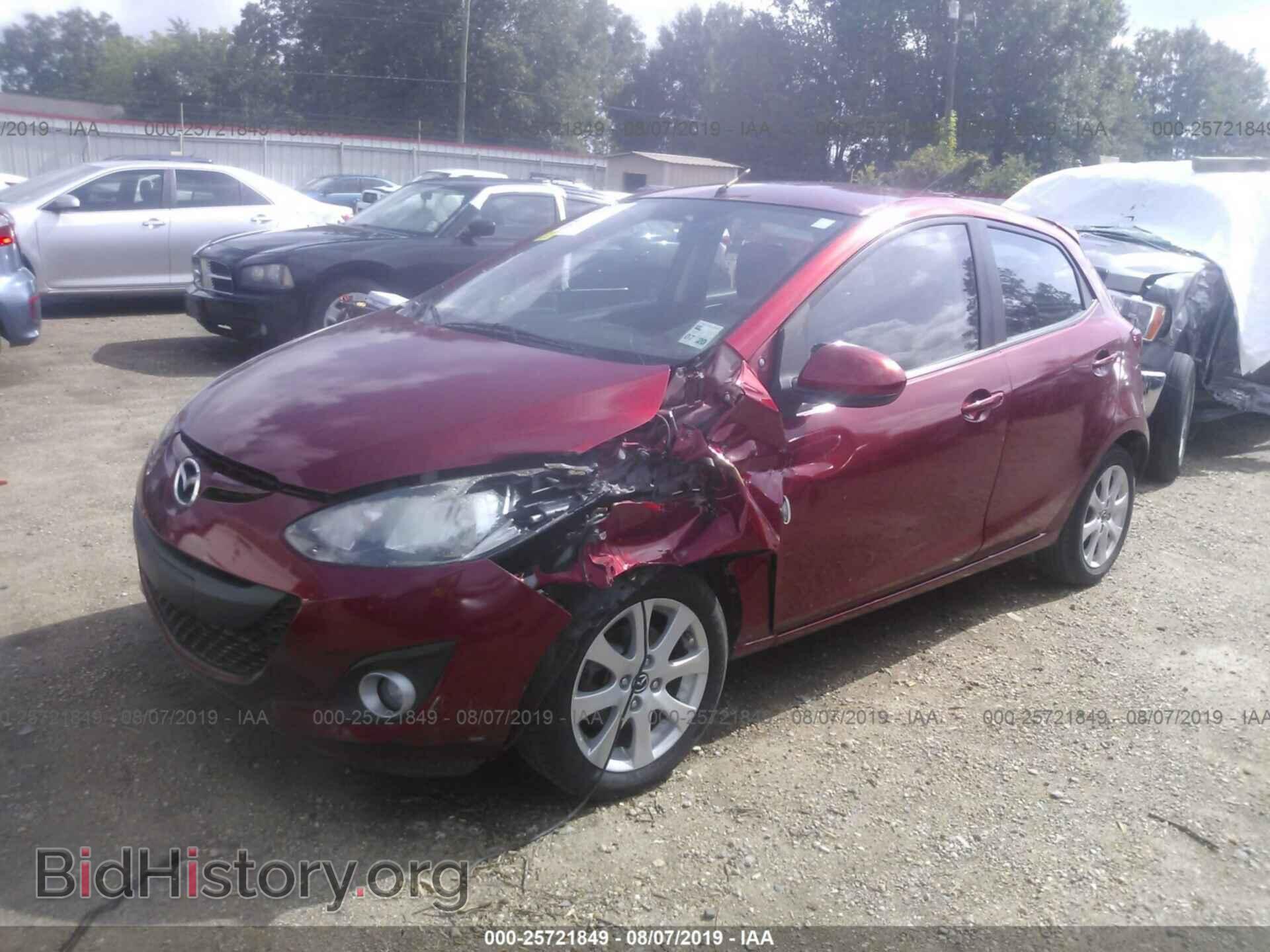 2014 MAZDA MAZDA2 - VIN: JM1DE1LY9E0174845 - Фото 2