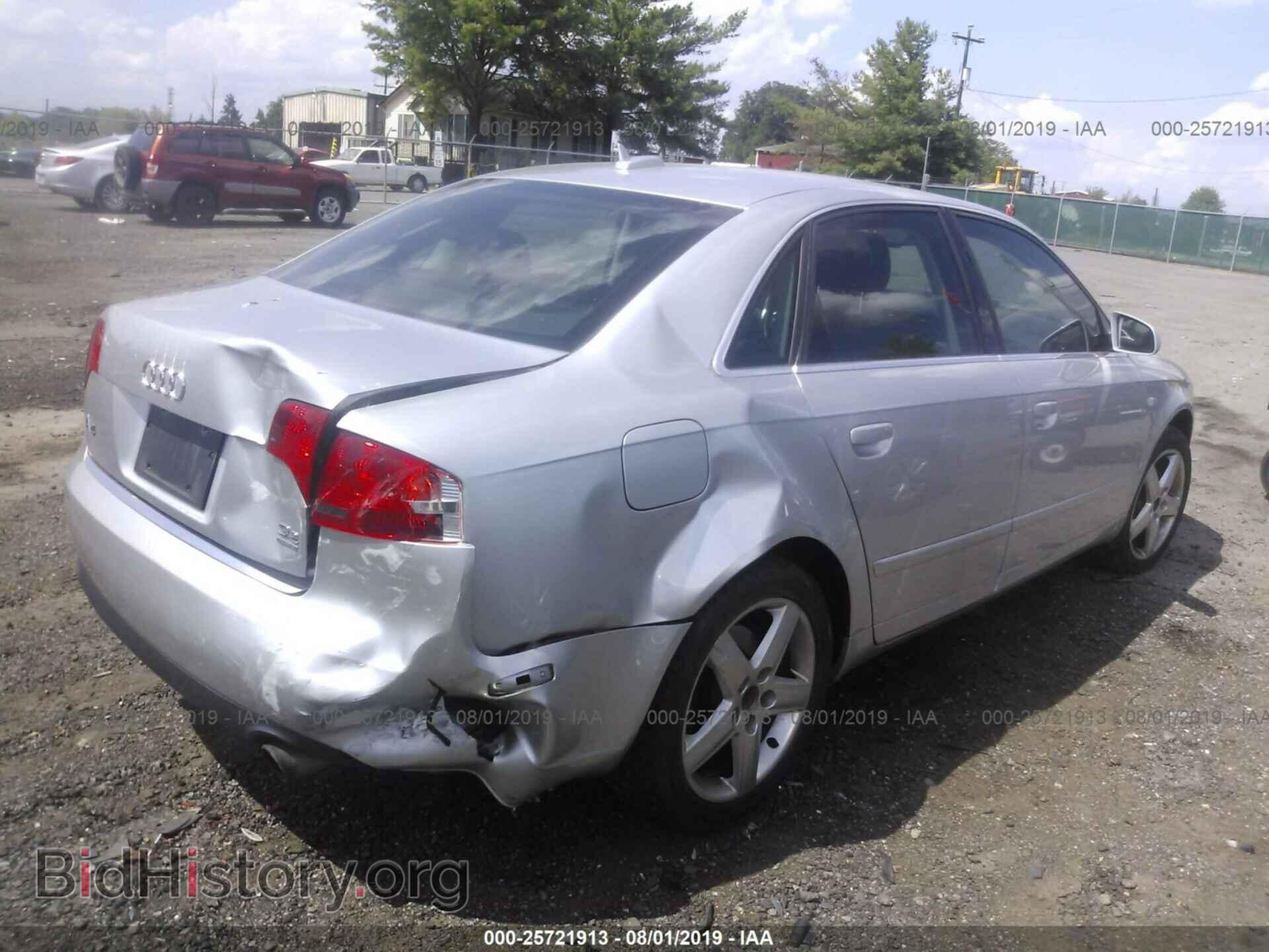 2005 AUDI A4 - VIN: WAUDG68E95A487066 - Фото 4