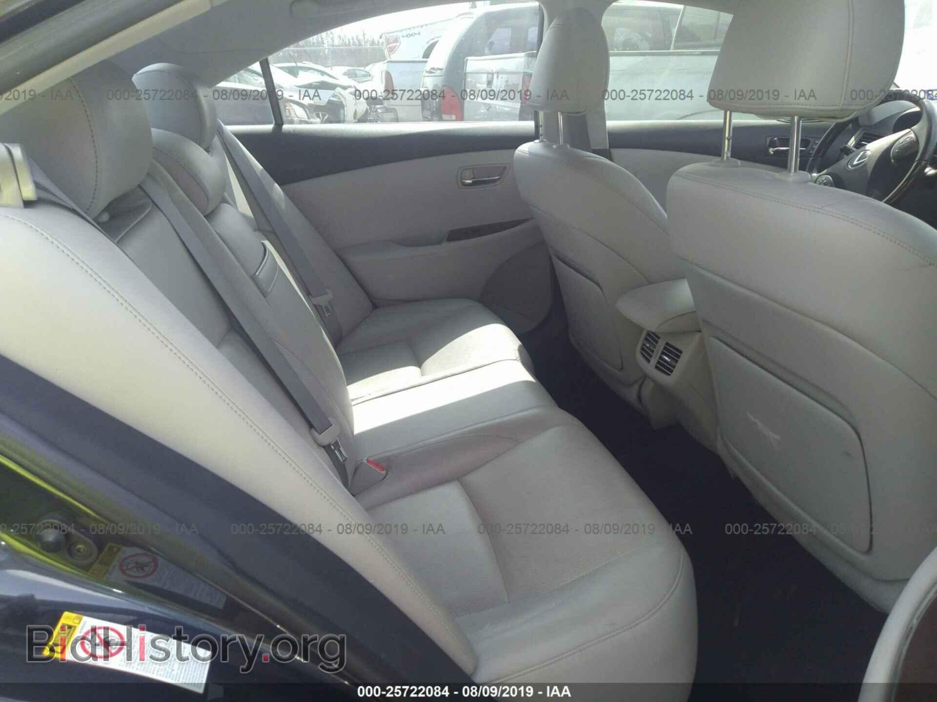 2011 LEXUS ES - VIN: JTHBK1EG0B2425562 - Фото 8