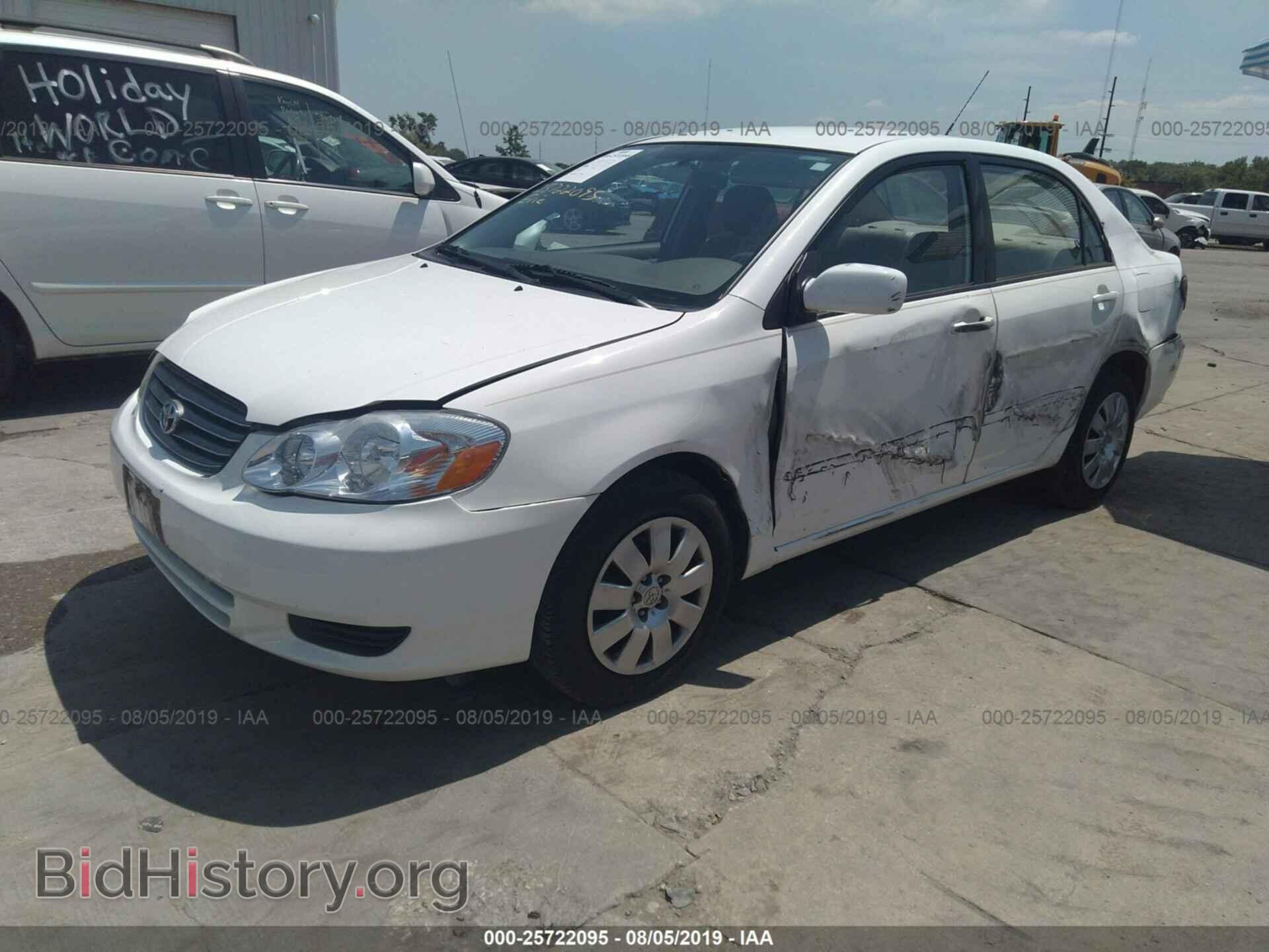 2003 TOYOTA COROLLA - VIN: 2T1BR32E53C044384 - Photo 2
