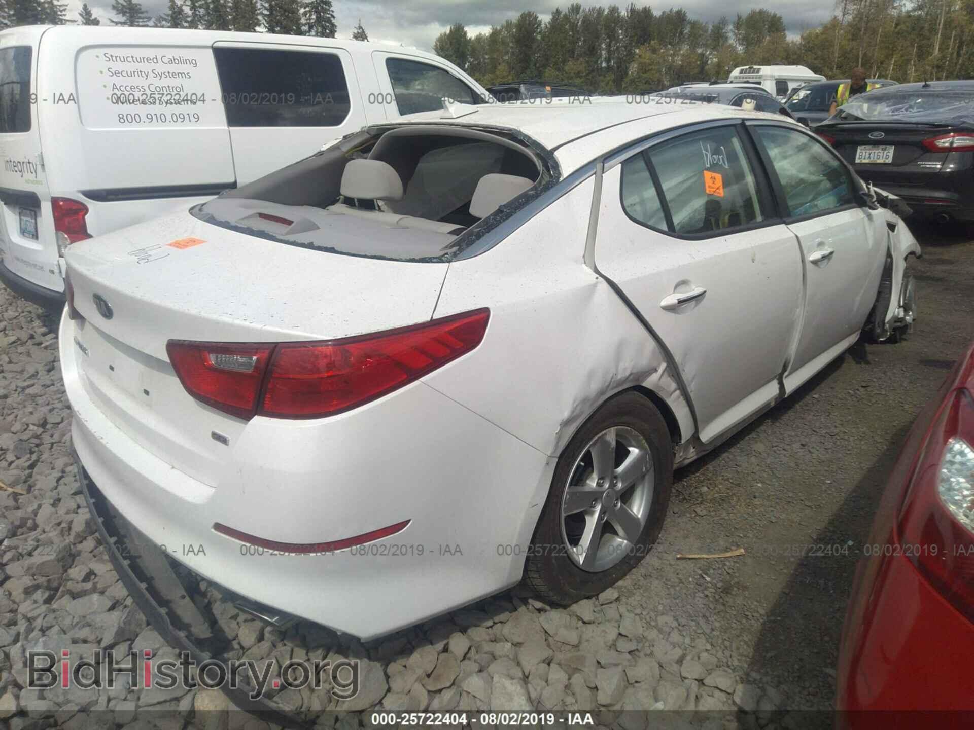 2015 KIA OPTIMA - VIN: KNAGM4A77F5639264 - Photo 4