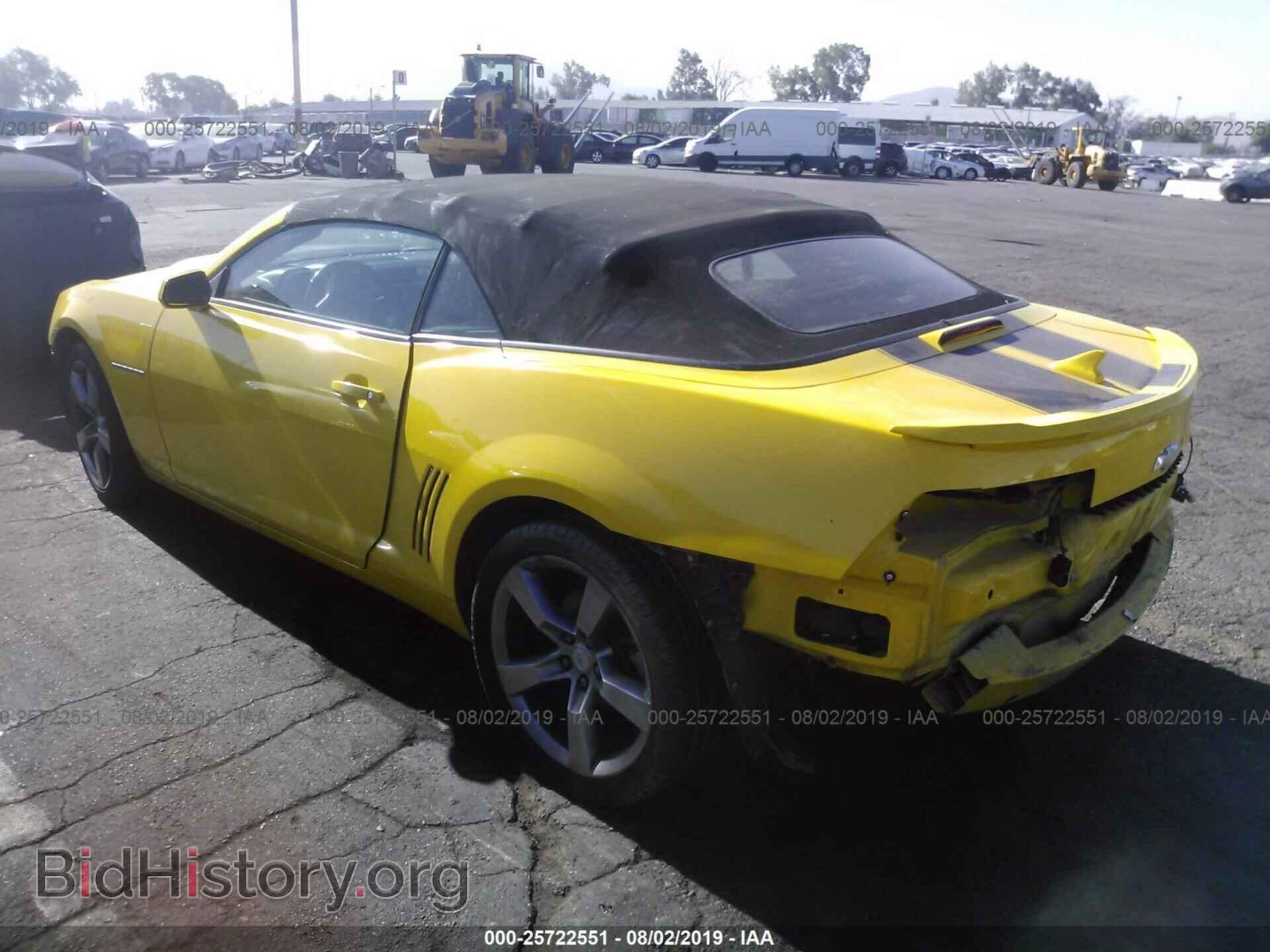 2012 CHEVROLET CAMARO - VIN: 2G1FC3D32C9162920 - Photo 3