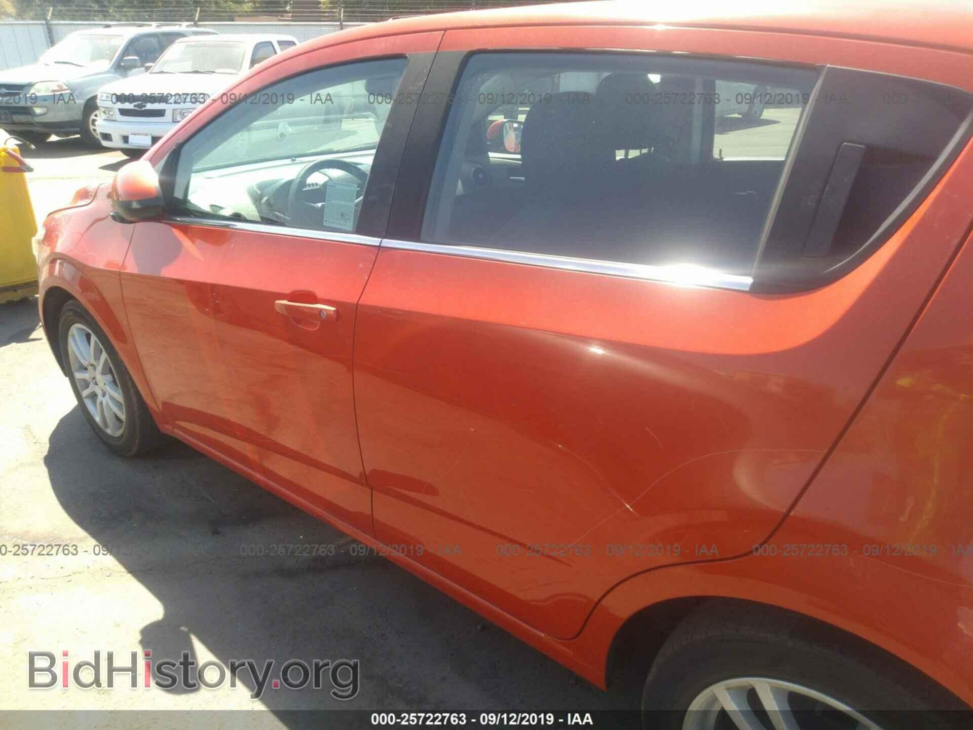 2012 CHEVROLET SONIC - VIN: 1G1JC6SH4C4173835 - Фото 6