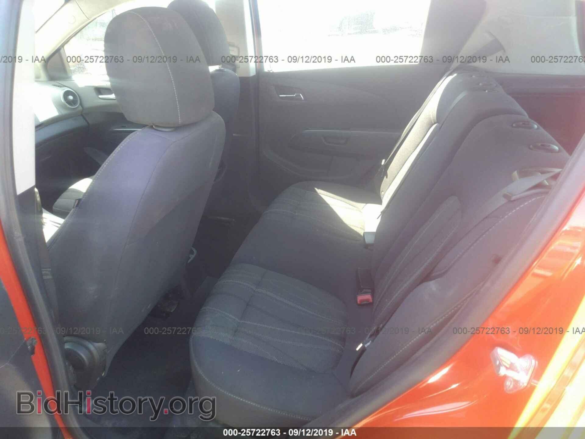 2012 CHEVROLET SONIC - VIN: 1G1JC6SH4C4173835 - Фото 8