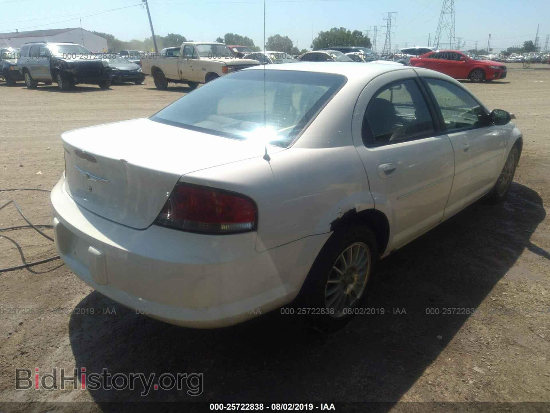 2004 CHRYSLER SEBRING - VIN: 1C3EL46X34N300038 - Фото 4
