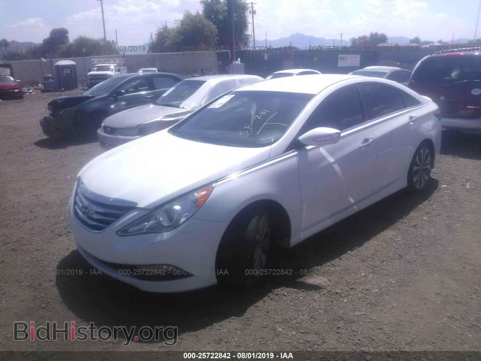 2014 HYUNDAI SONATA - VIN: 5NPEC4AC8EH850014 - Фото 2