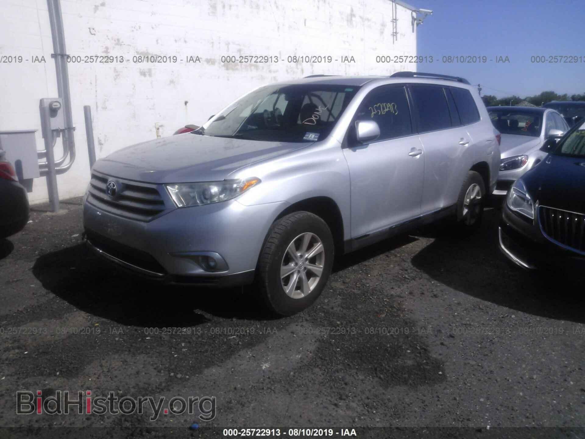 2012 TOYOTA HIGHLANDER - VIN: 5TDBK3EH8CS110301 - Фото 2