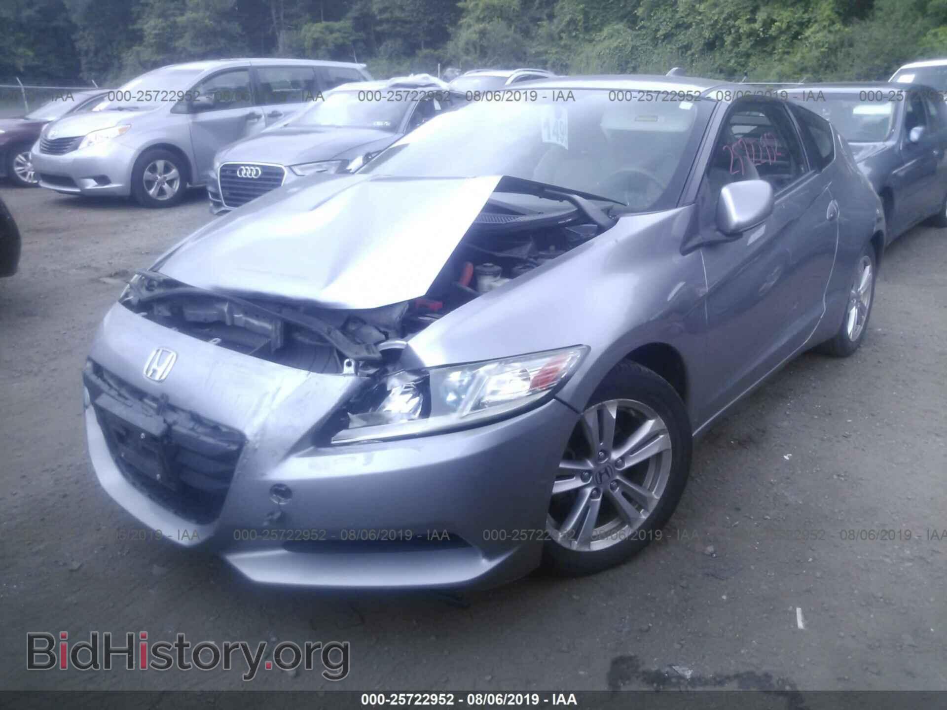 2011 HONDA CR-Z - VIN: JHMZF1D49BS008385 - Фото 2