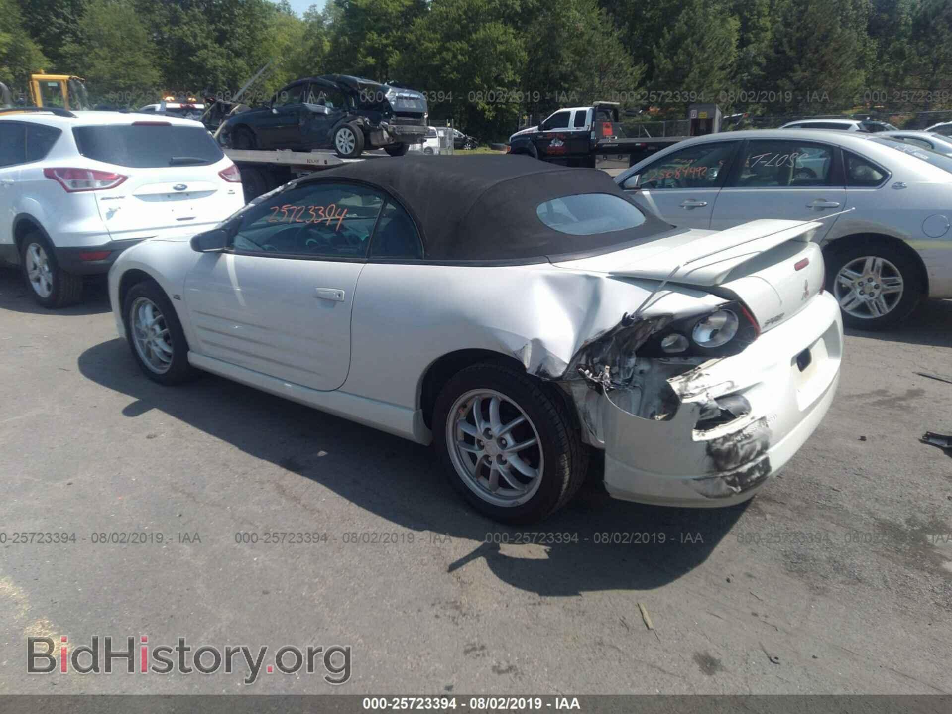 2001 MITSUBISHI ECLIPSE - VIN: 4A3AE85H31E190588 - Фото 3