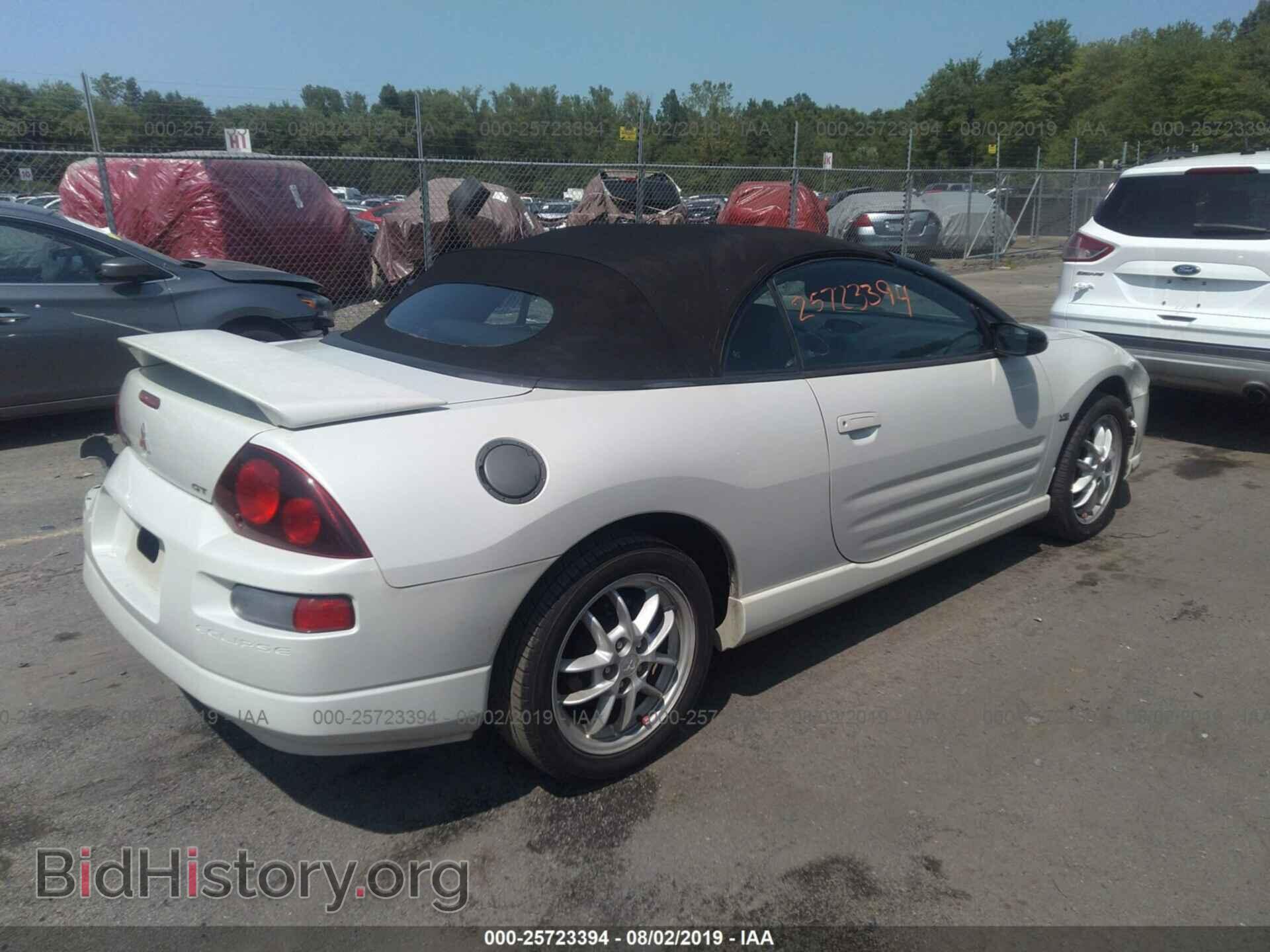 2001 MITSUBISHI ECLIPSE - VIN: 4A3AE85H31E190588 - Фото 4