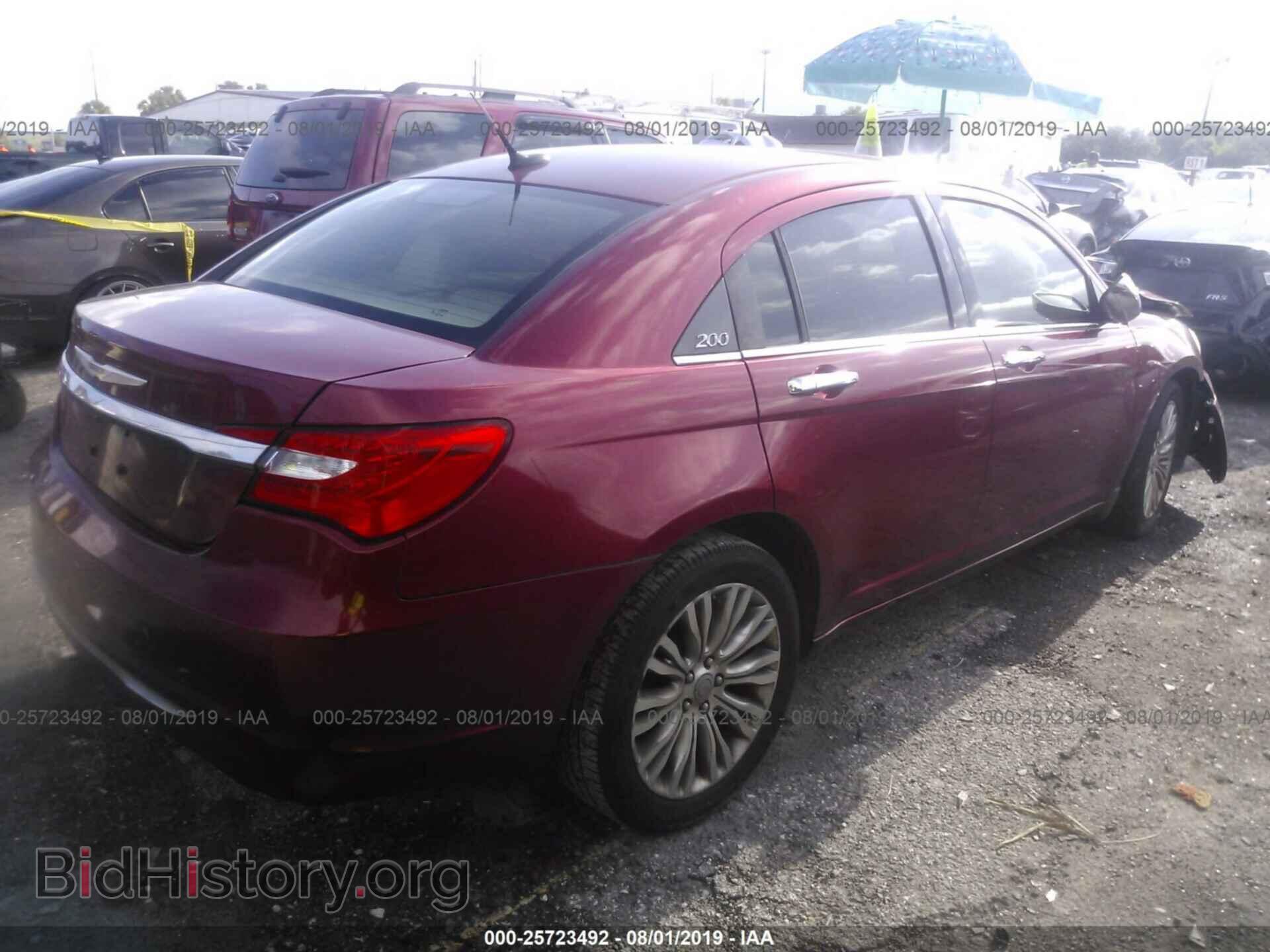 2012 CHRYSLER 200 - VIN: 1C3CCBCB9CN230189 - Фото 4