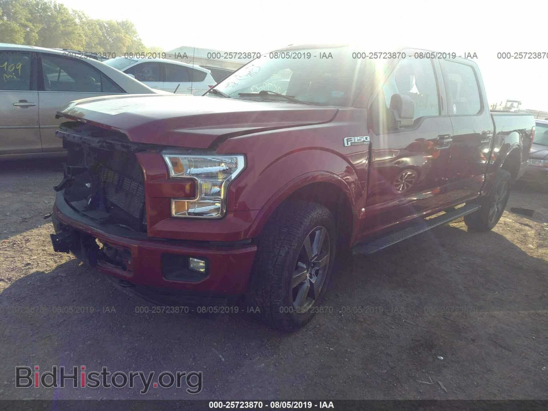 2016 FORD F150 - VIN: 1FTEW1EF9GFB16196 - Фото 2