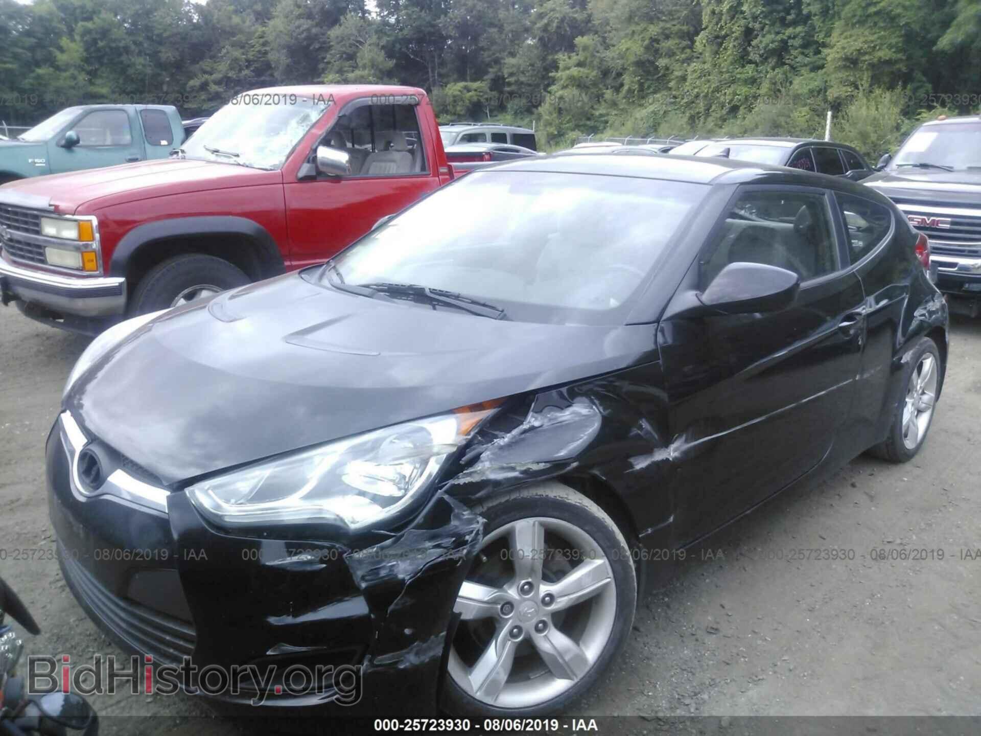 2012 HYUNDAI VELOSTER - VIN: KMHTC6AD9CU044483 - Фото 2