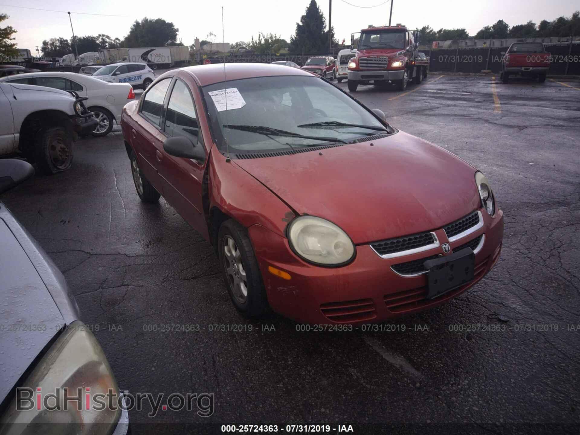 Photo 1B3ES56C45D156364 - DODGE NEON 2005