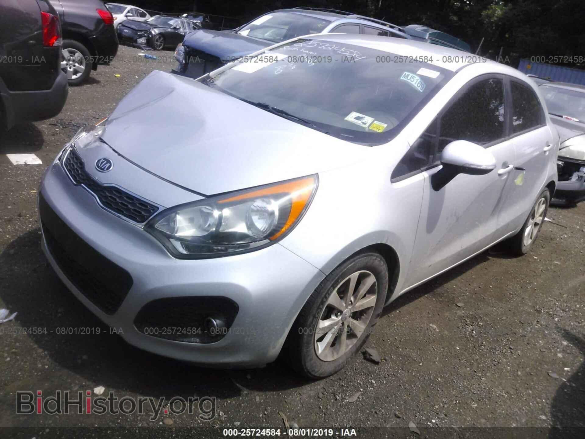 2012 KIA RIO - VIN: KNADN5A30C6030378 - Фото 2