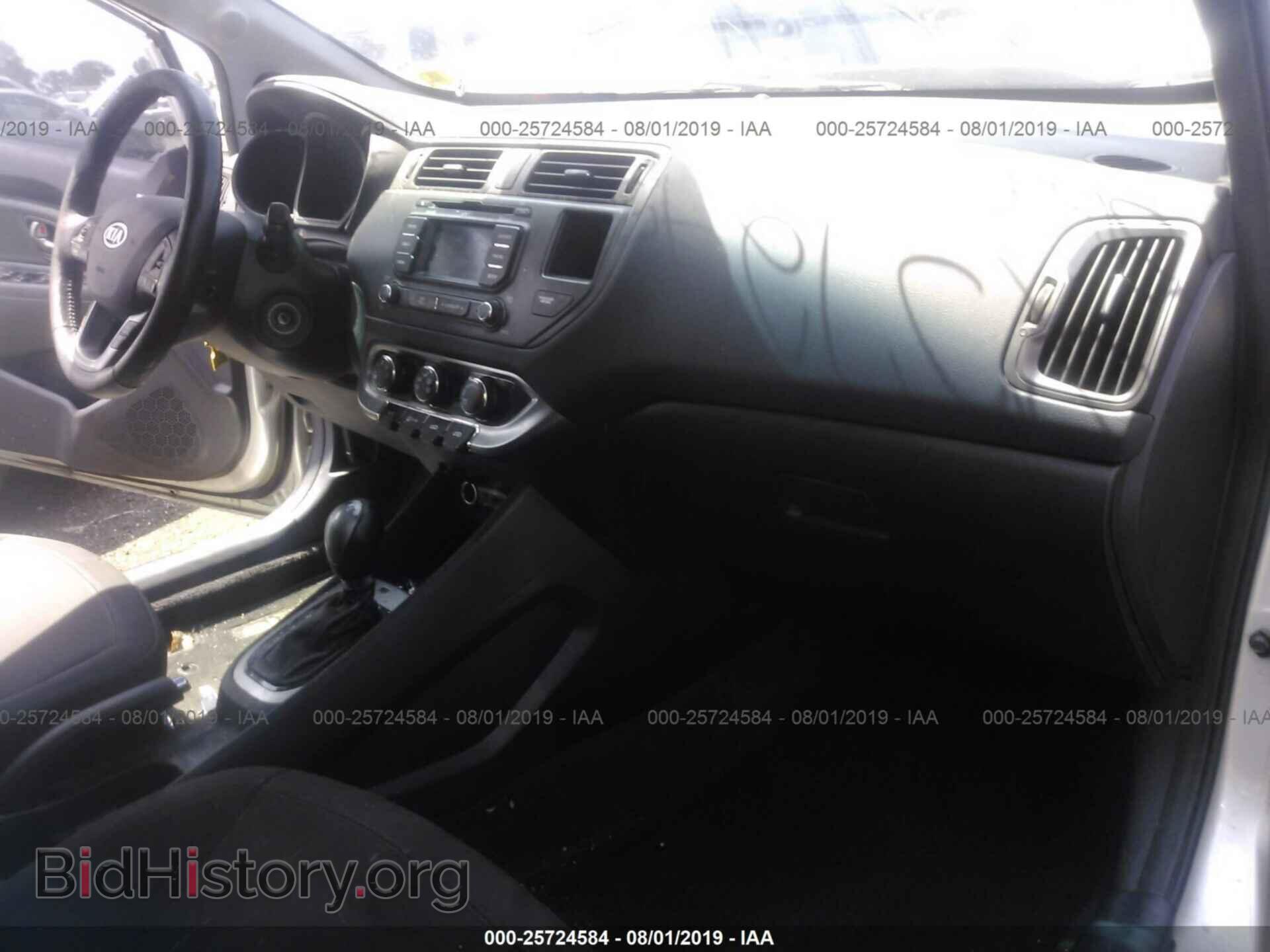 2012 KIA RIO - VIN: KNADN5A30C6030378 - Фото 5