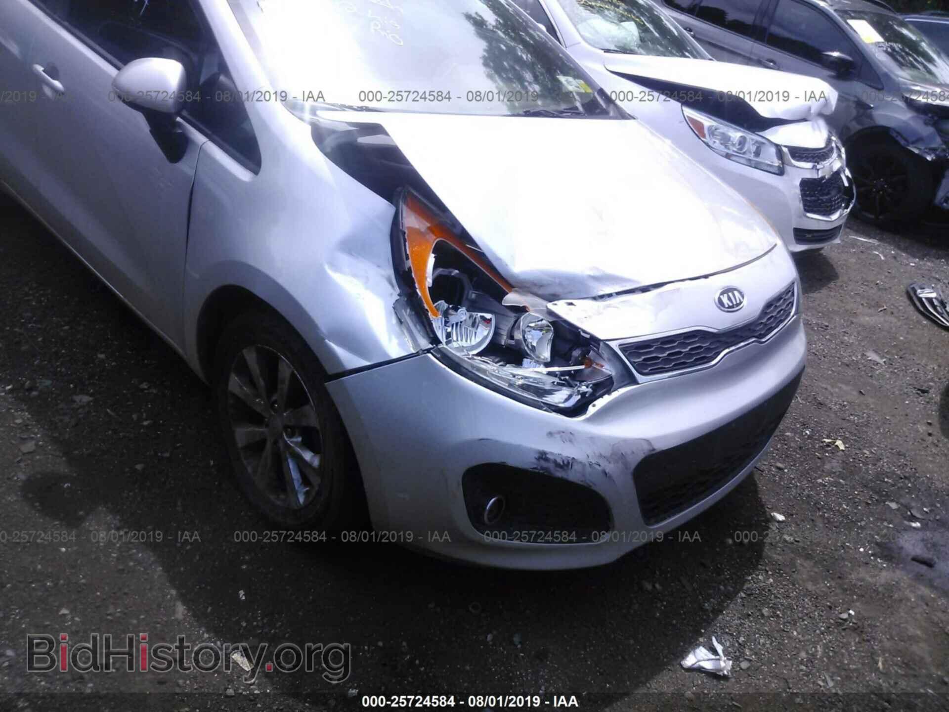 2012 KIA RIO - VIN: KNADN5A30C6030378 - Фото 6