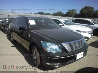 2006 Lexus LS 430, черный — VIN JTHBN36F665044621, IAAI