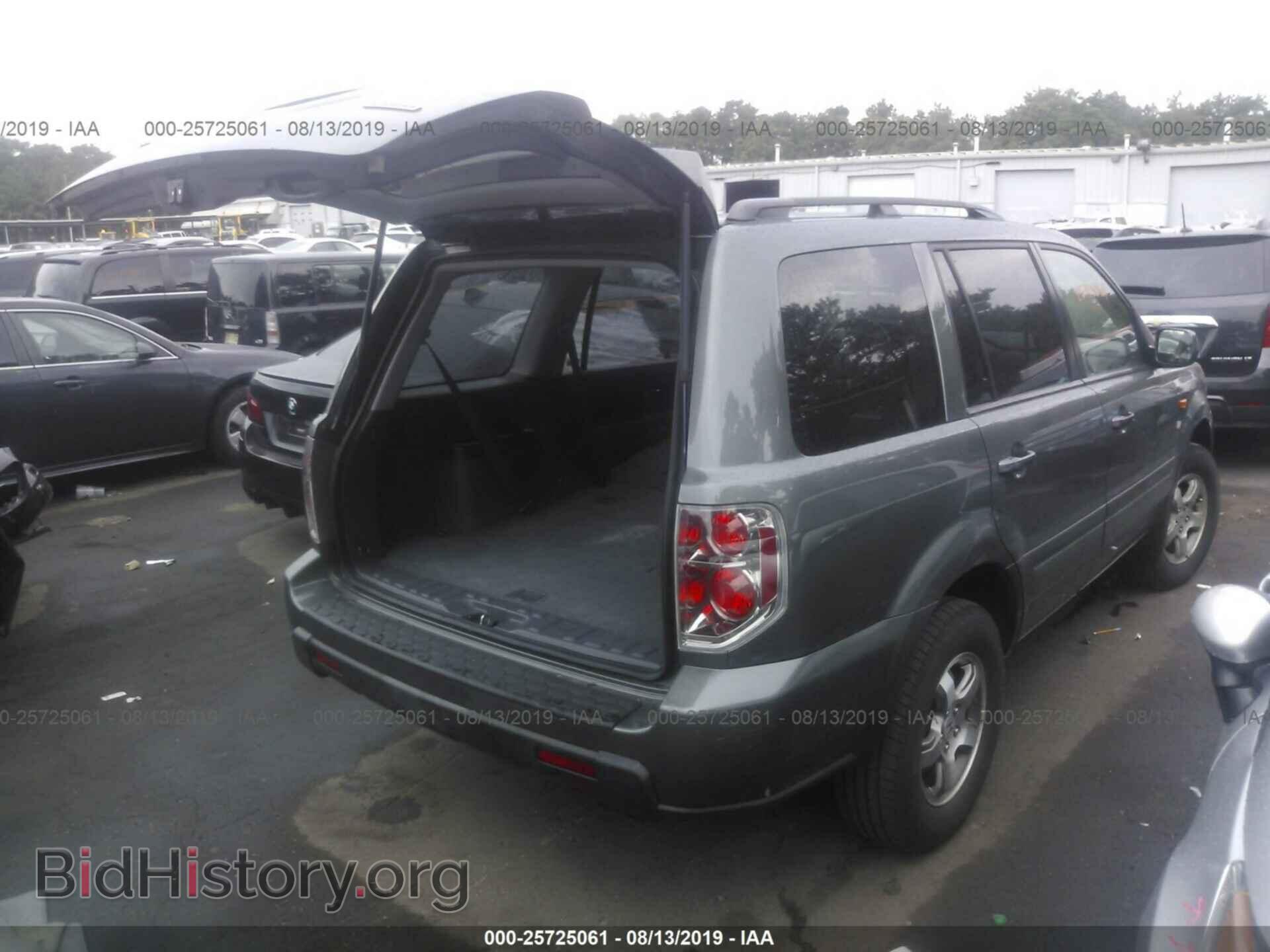 2007 HONDA PILOT - VIN: 2HKYF18577H520460 - Фото 4