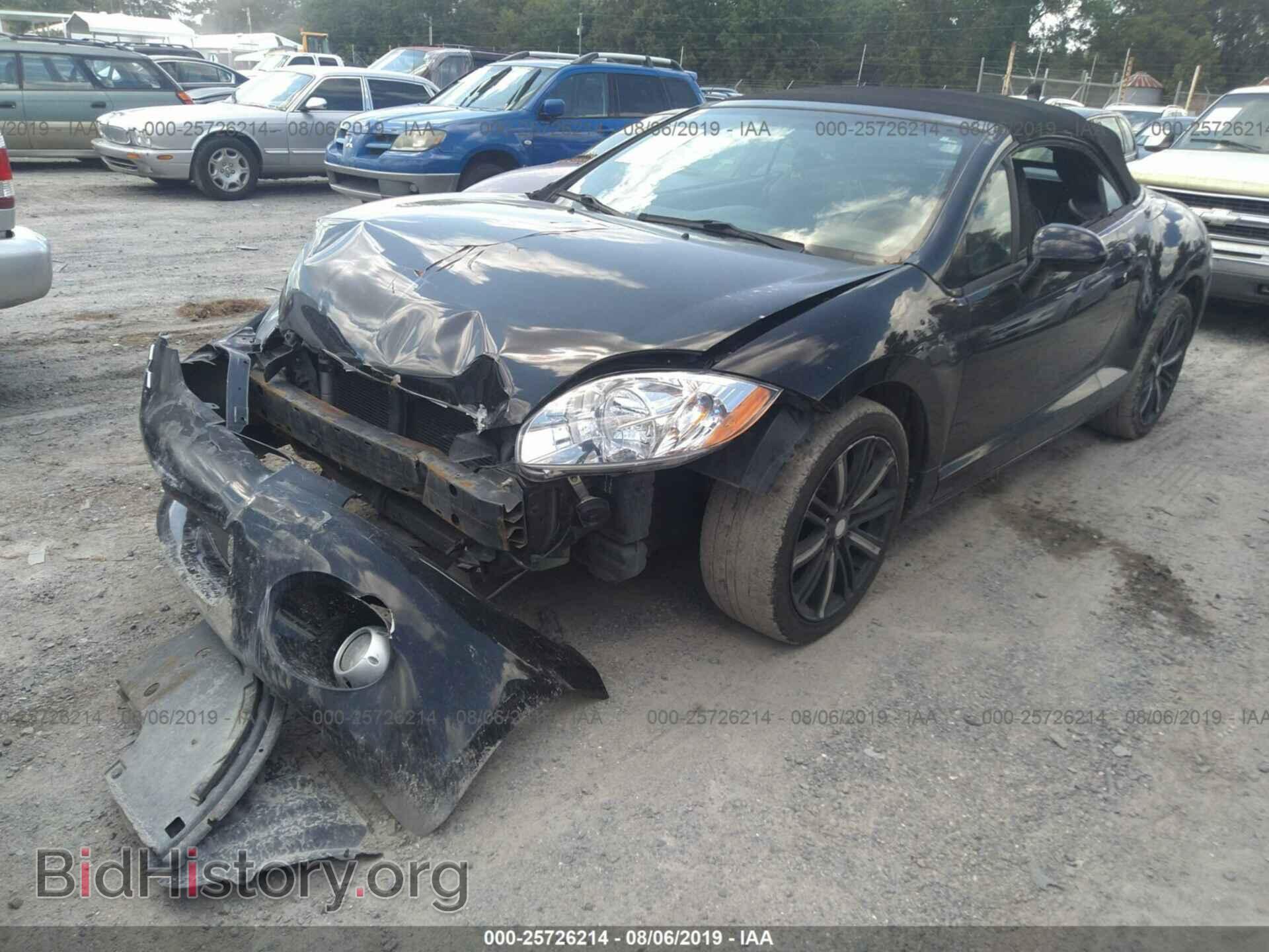 2007 MITSUBISHI ECLIPSE - VIN: 4A3AL25F47E019231 - Фото 2