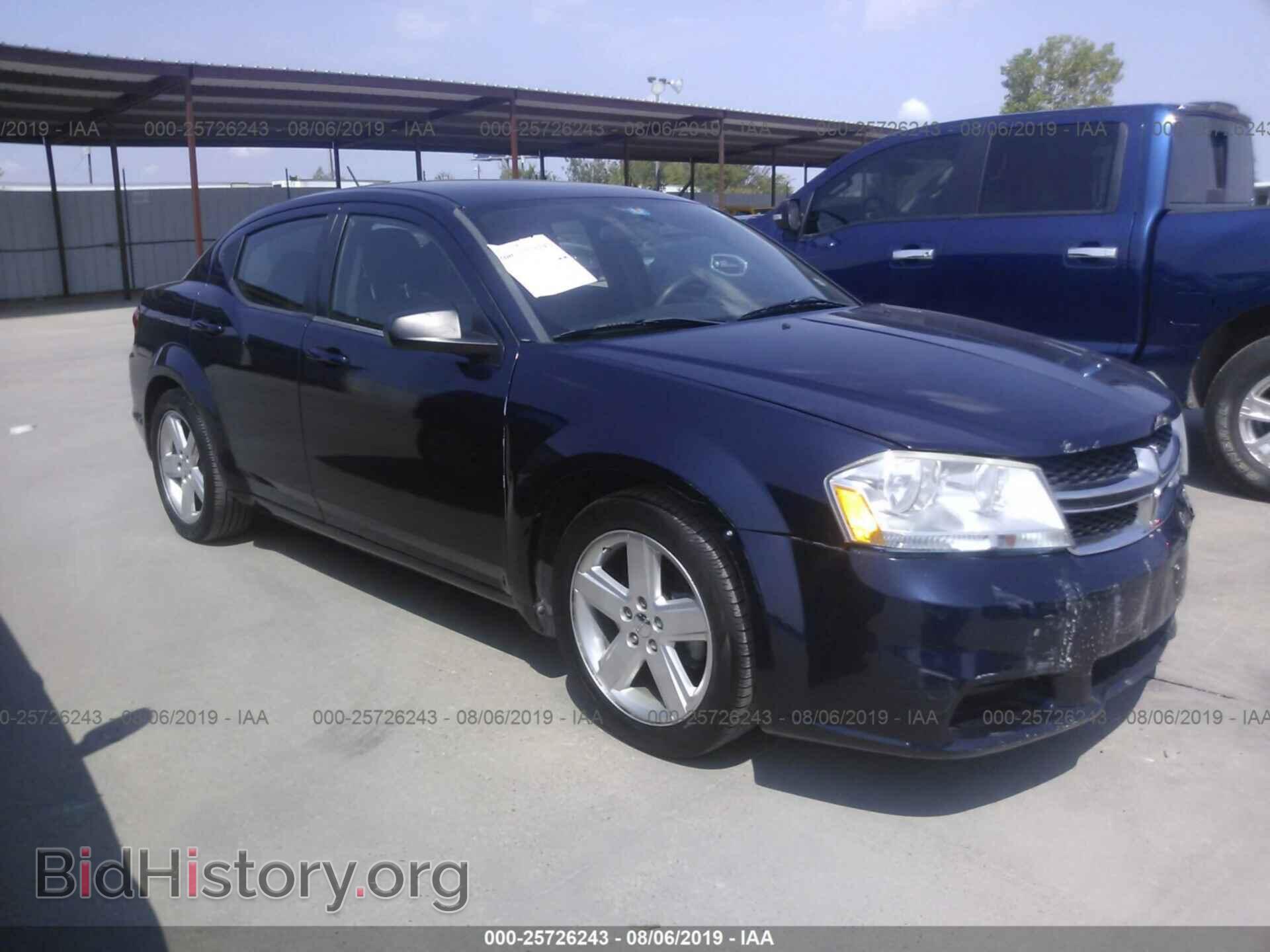 Фотография 1C3CDZAB9DN707925 - DODGE AVENGER 2013