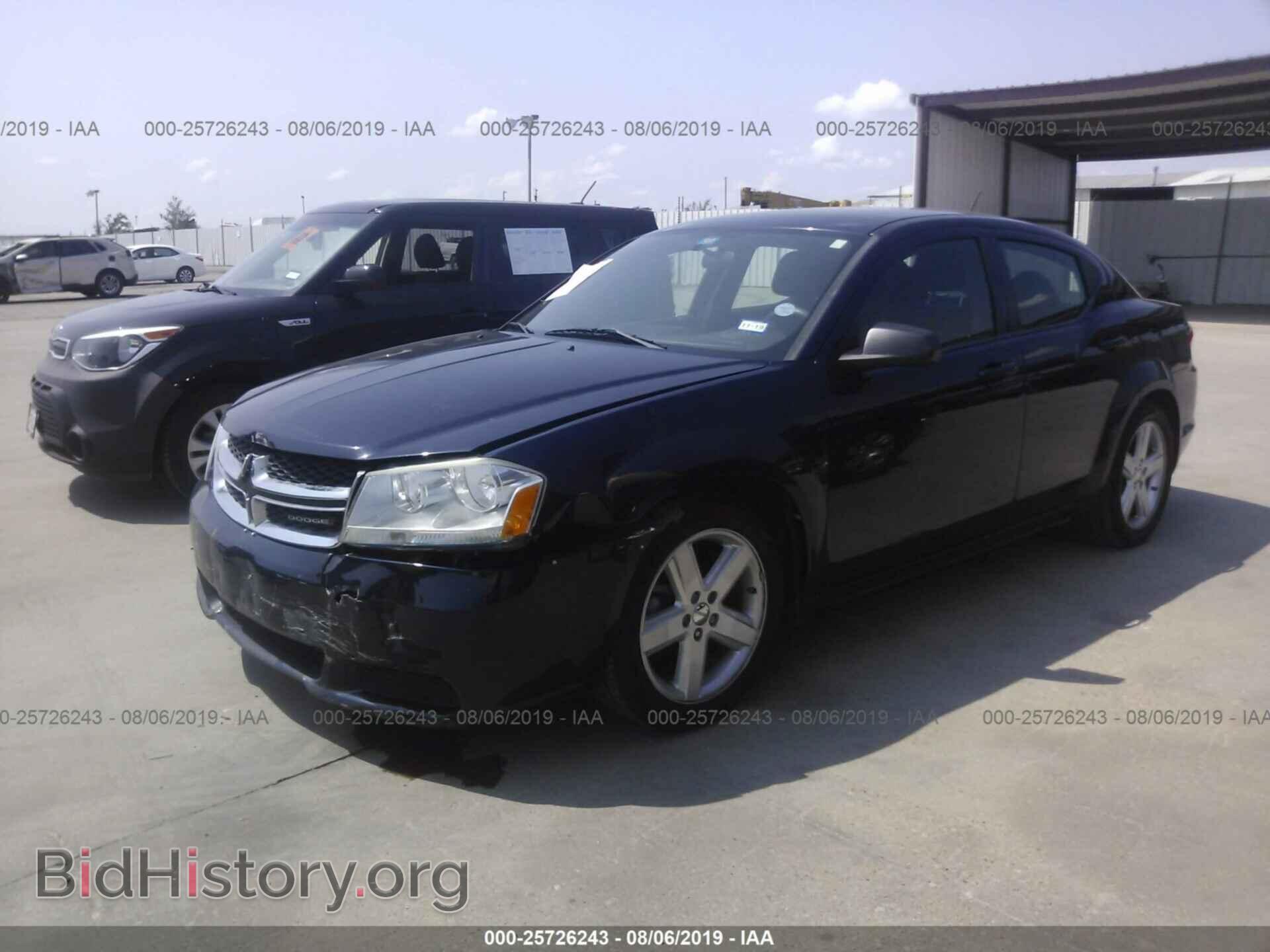 2013 DODGE AVENGER - VIN: 1C3CDZAB9DN707925 - Фото 2