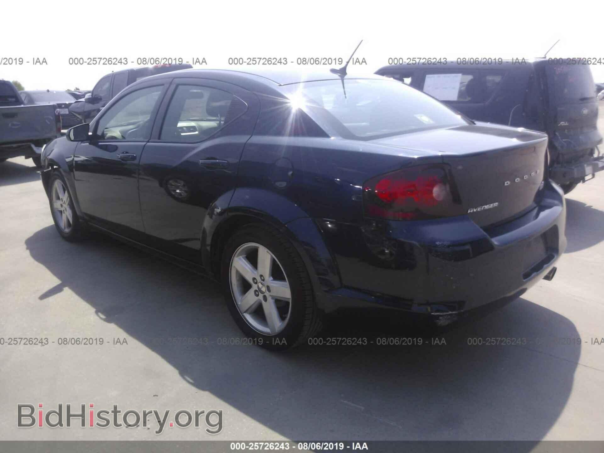 2013 DODGE AVENGER - VIN: 1C3CDZAB9DN707925 - Фото 3