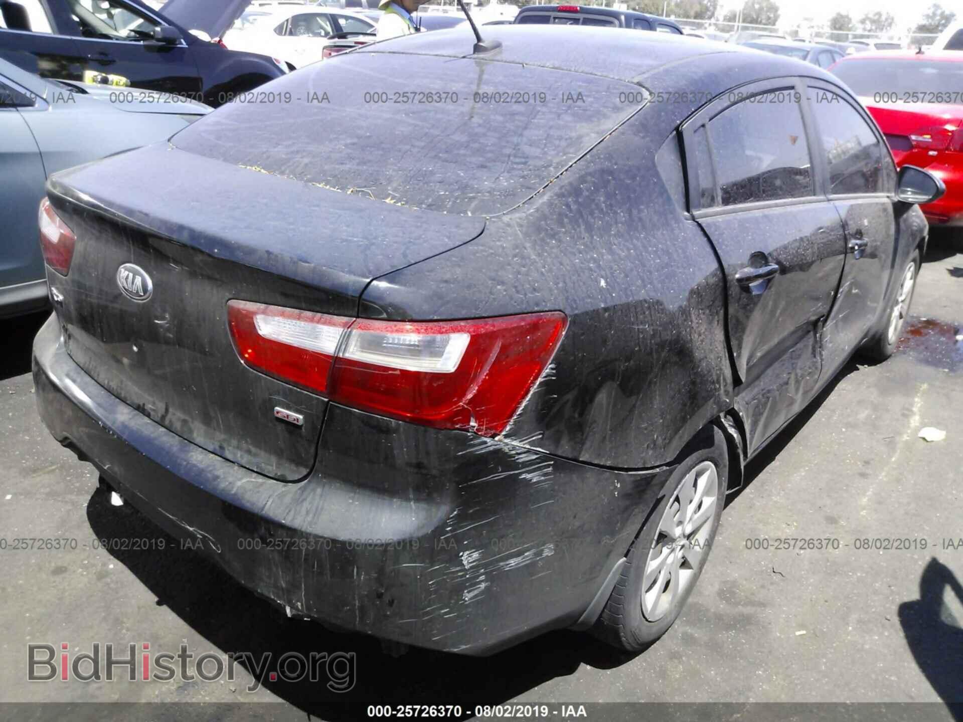 2013 KIA RIO - VIN: KNADM4A39D6231551 - Фото 4