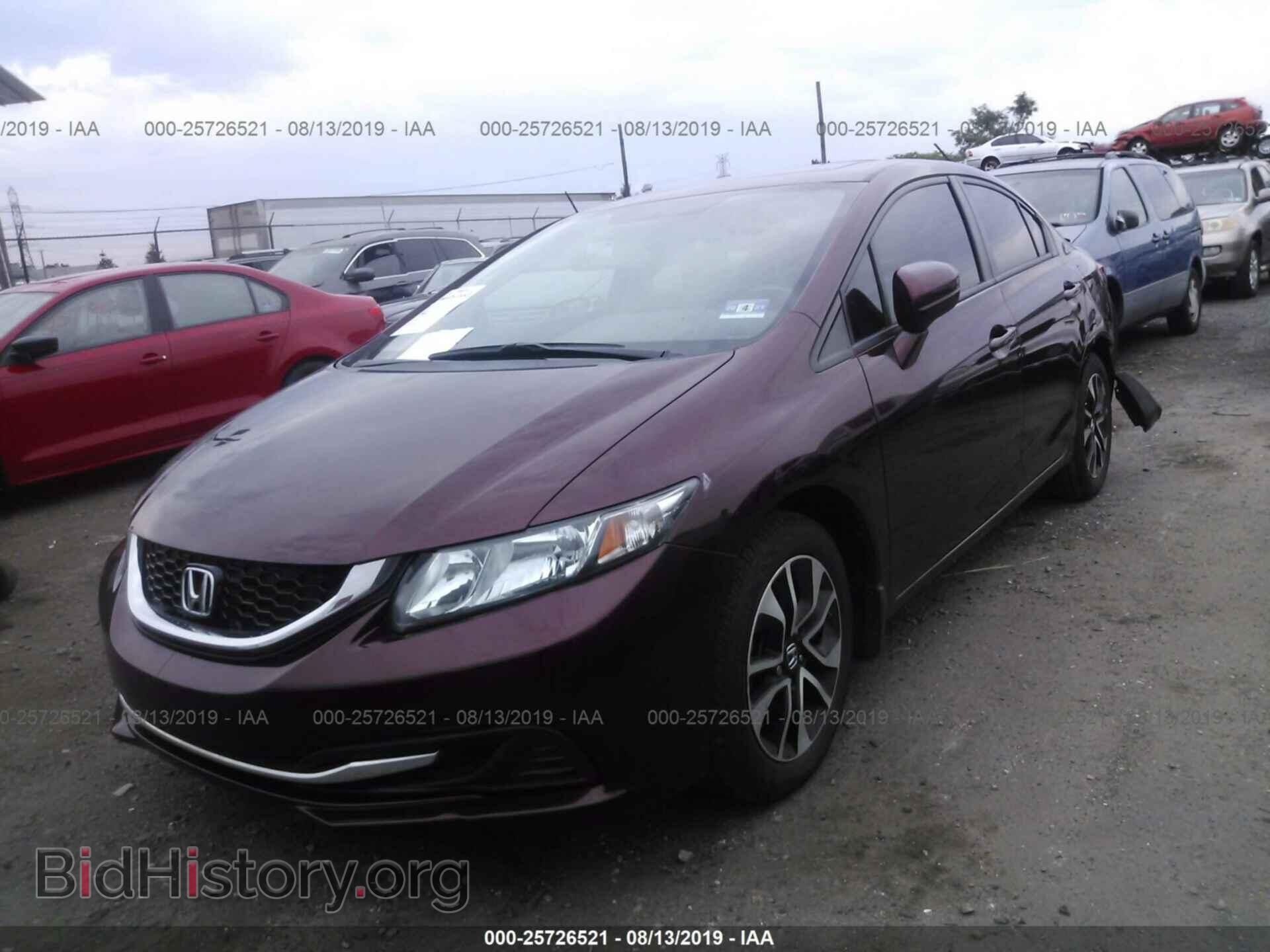 2014 HONDA CIVIC - VIN: 19XFB2F86EE034312 - Фото 2