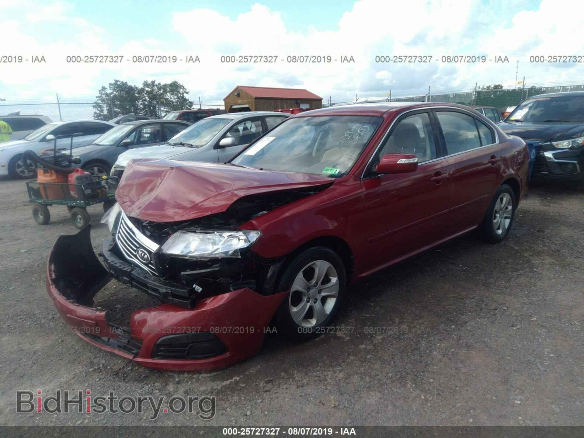 2009 KIA OPTIMA - VIN: KNAGE228195310945 - Фото 2
