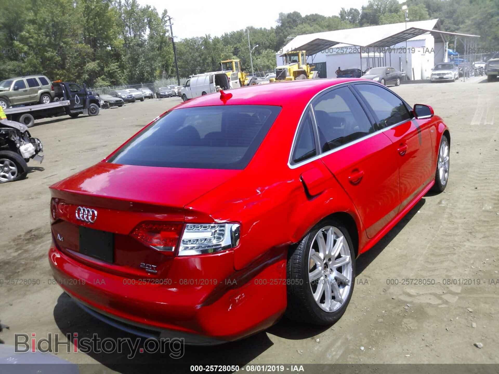 2012 AUDI A4 - VIN: WAUFFAFL3CA120113 - Photo 4