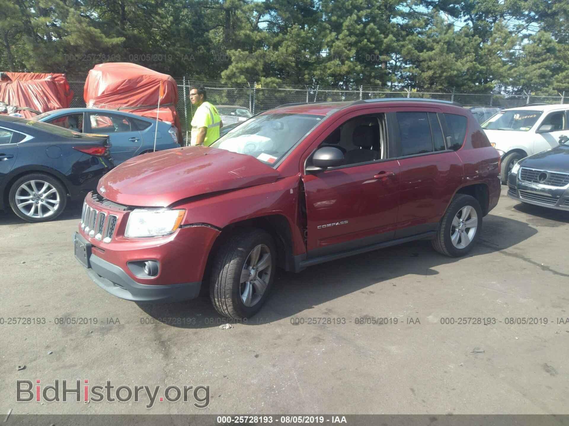 2012 JEEP COMPASS - VIN: 1C4NJDEB6CD552037 - Фото 2