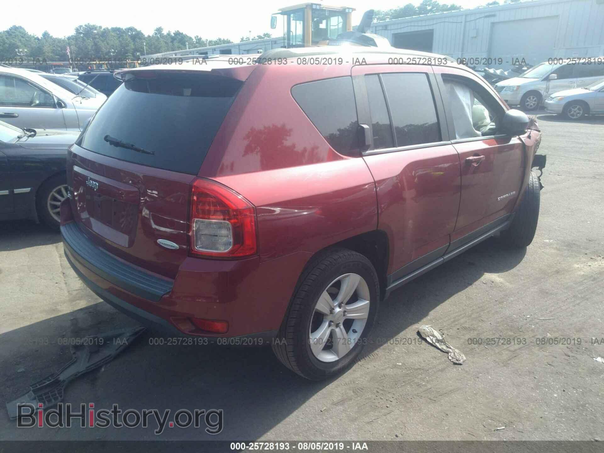 2012 JEEP COMPASS - VIN: 1C4NJDEB6CD552037 - Фото 4