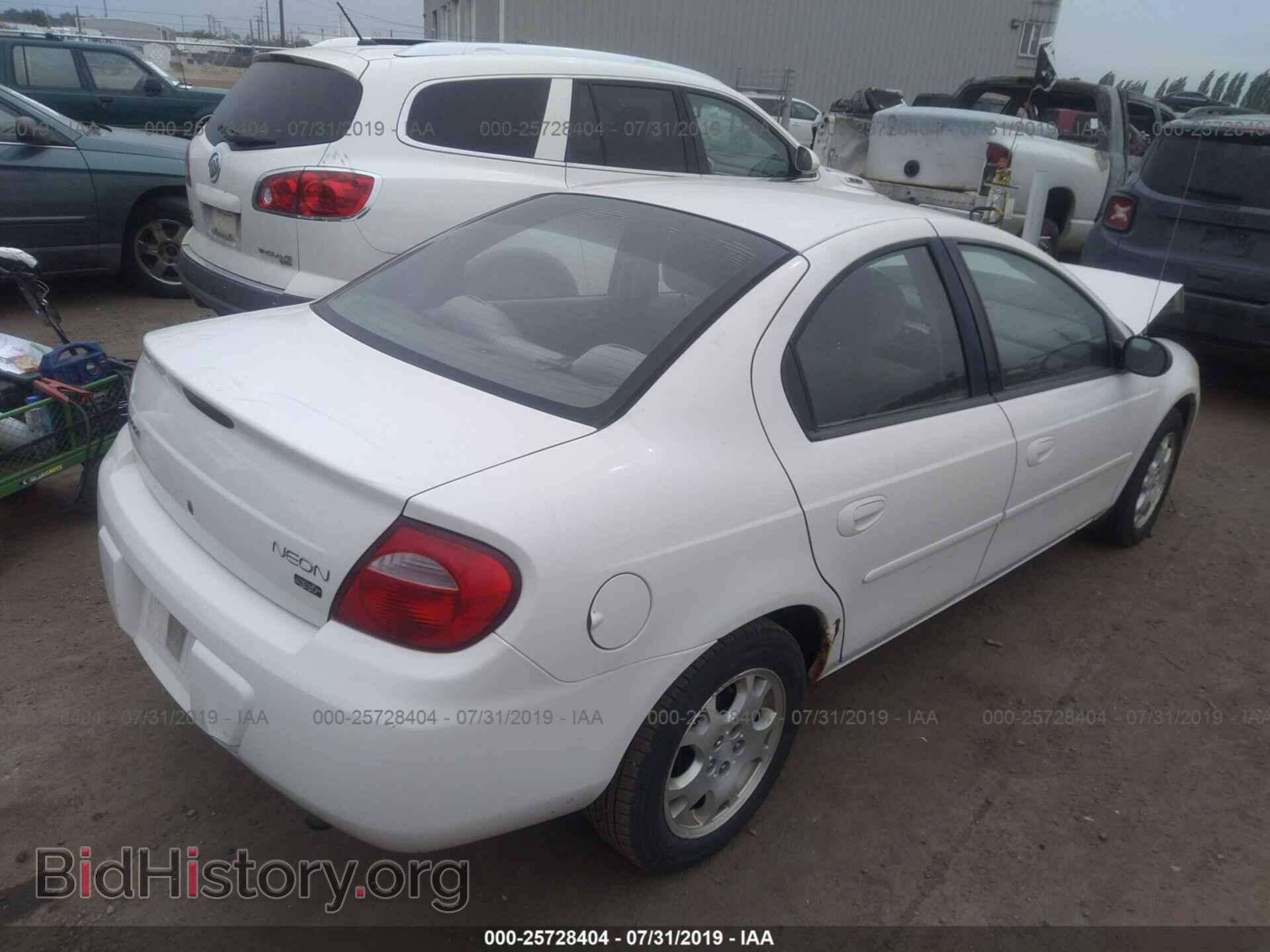 2003 DODGE NEON - VIN: 1B3ES56C43D245784 - Фото 4