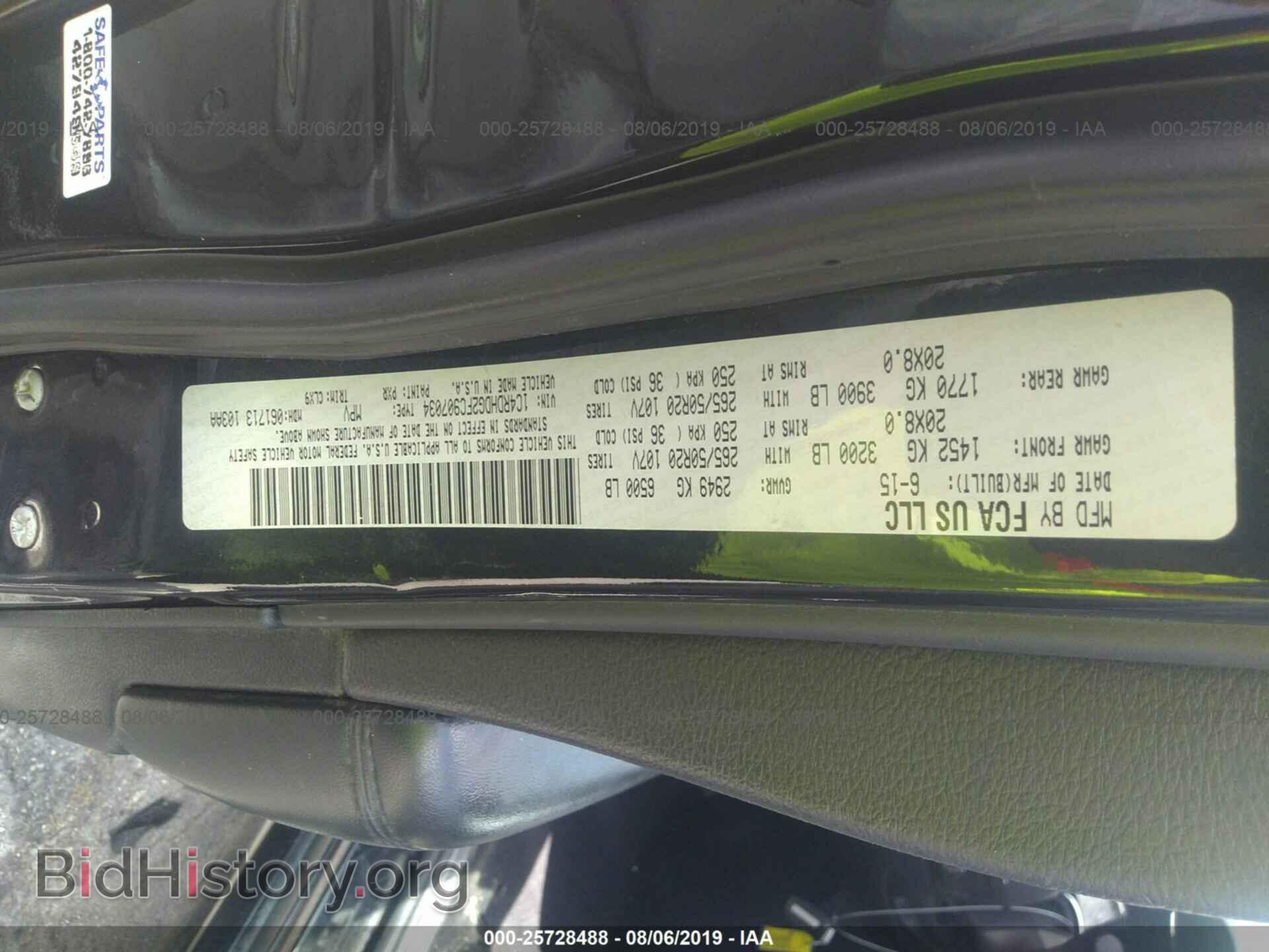 2015 DODGE DURANGO - VIN: 1C4RDHDG2FC907034 - Photo 9
