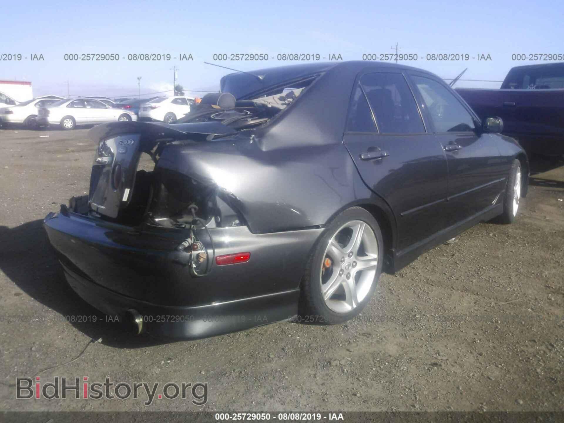 2002 LEXUS IS - VIN: JTHBD192520057223 - Фото 4