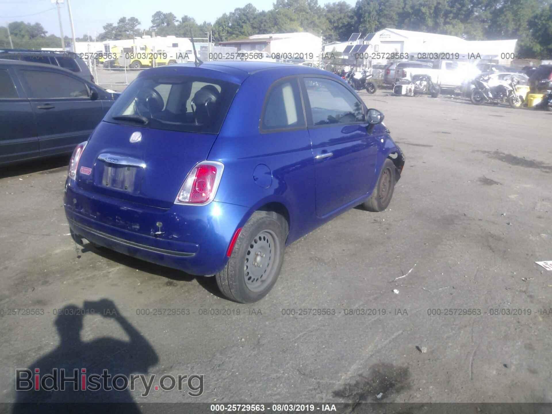 2012 FIAT 500 - VIN: 3C3CFFAR2CT106876 - Фото 4