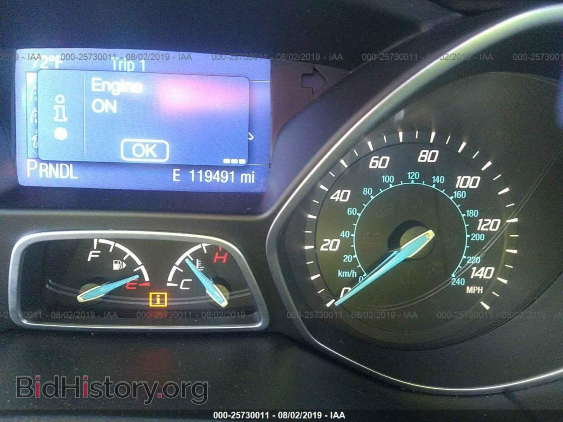 2014 FORD FOCUS - VIN: 1FADP3F25EL262664 - Фото 7