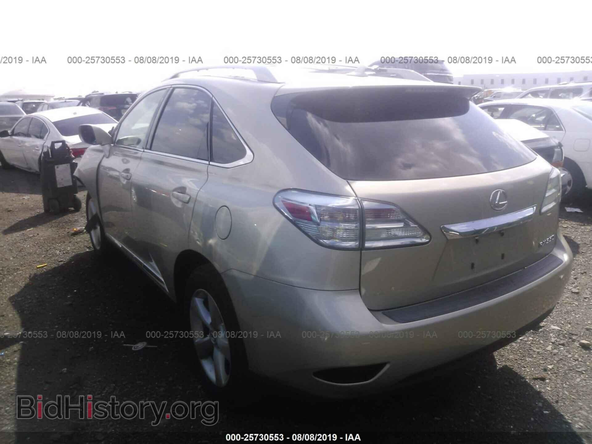 2011 LEXUS RX - VIN: 2T2BK1BA0BC090222 - Photo 3