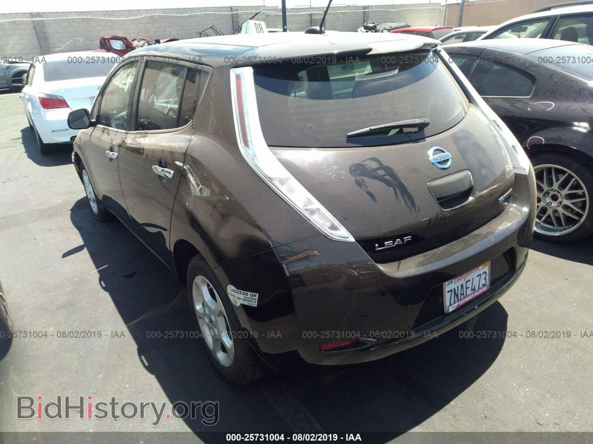 2013 NISSAN LEAF - VIN: 1N4AZ0CP2DC406973 - Фото 3