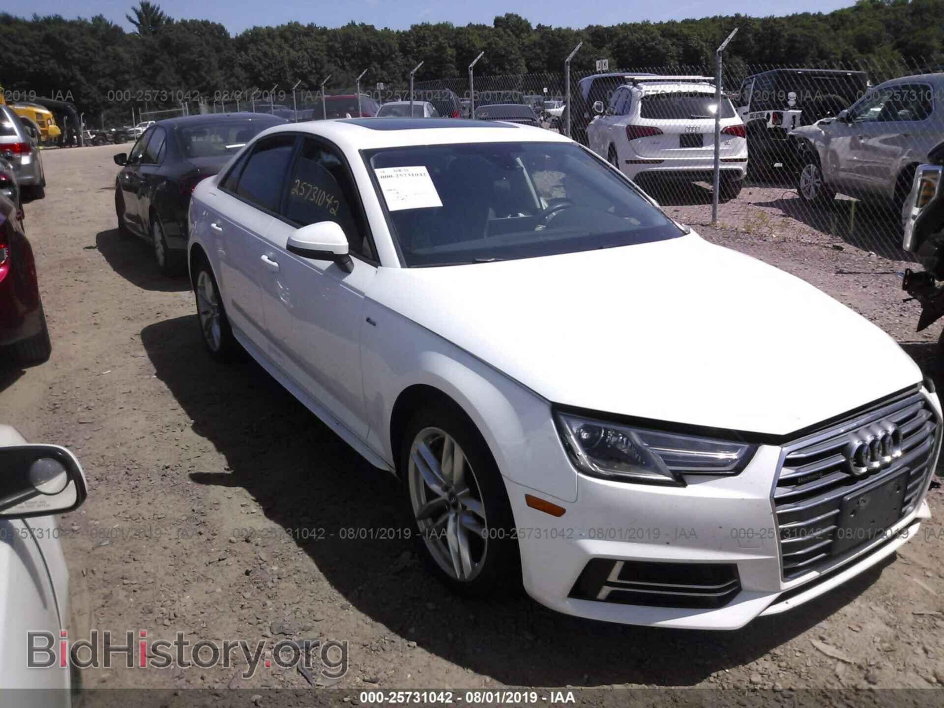 Фотография WAUDNAF42HN045245 - AUDI A4 2017
