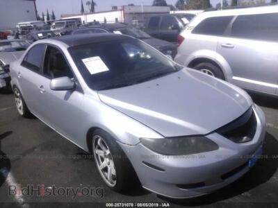 2005 Mazda 6, silver — VIN 1YVHP80D155M29443, IAAI