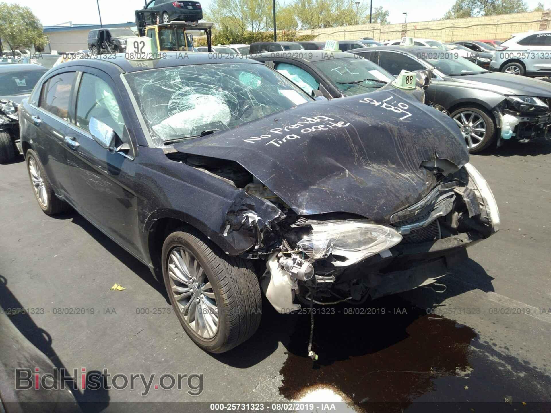Фотография 1C3CCBCB2CN210351 - CHRYSLER 200 2012