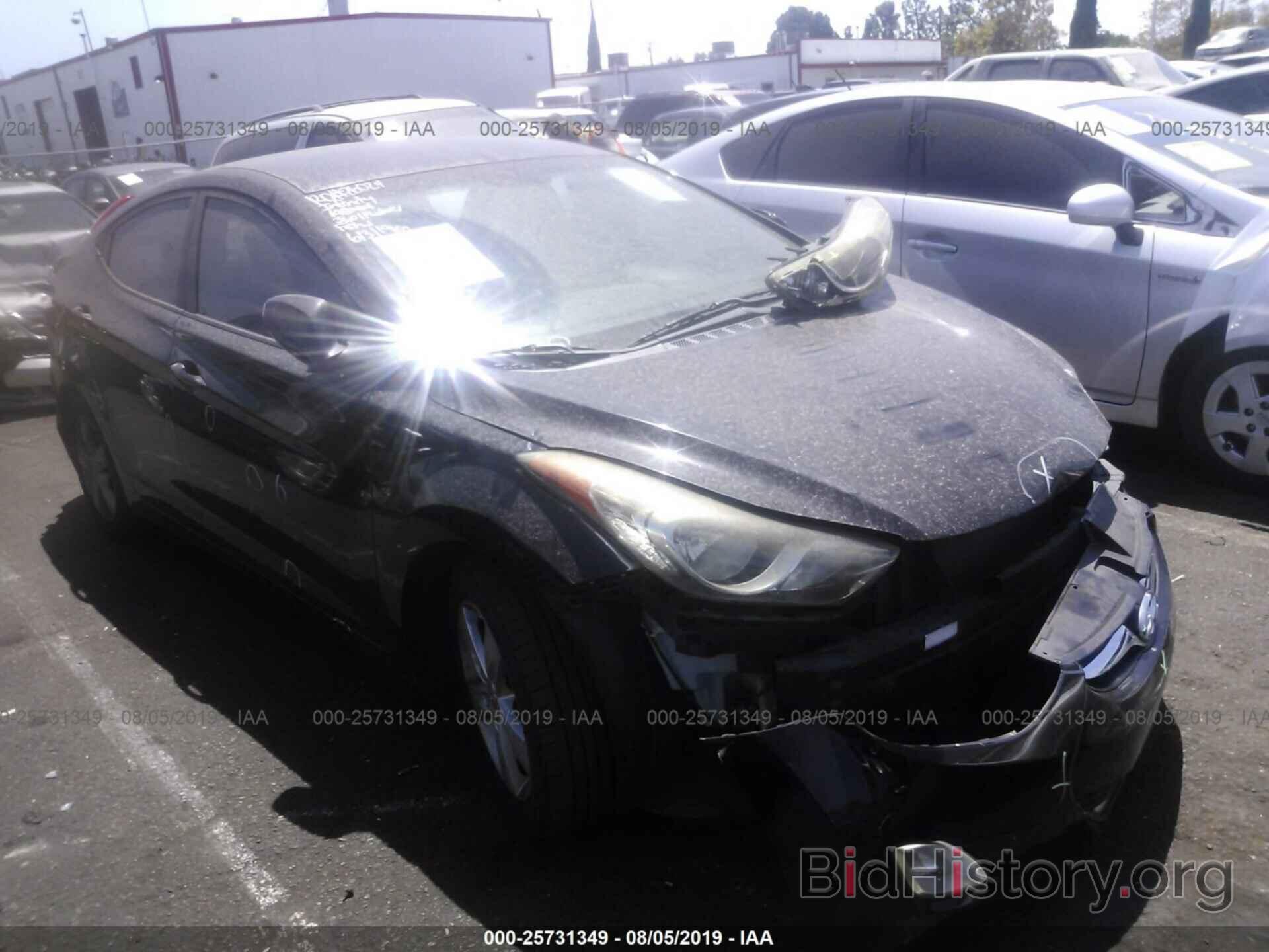 Photo 5NPDH4AE0CH072271 - HYUNDAI ELANTRA 2012