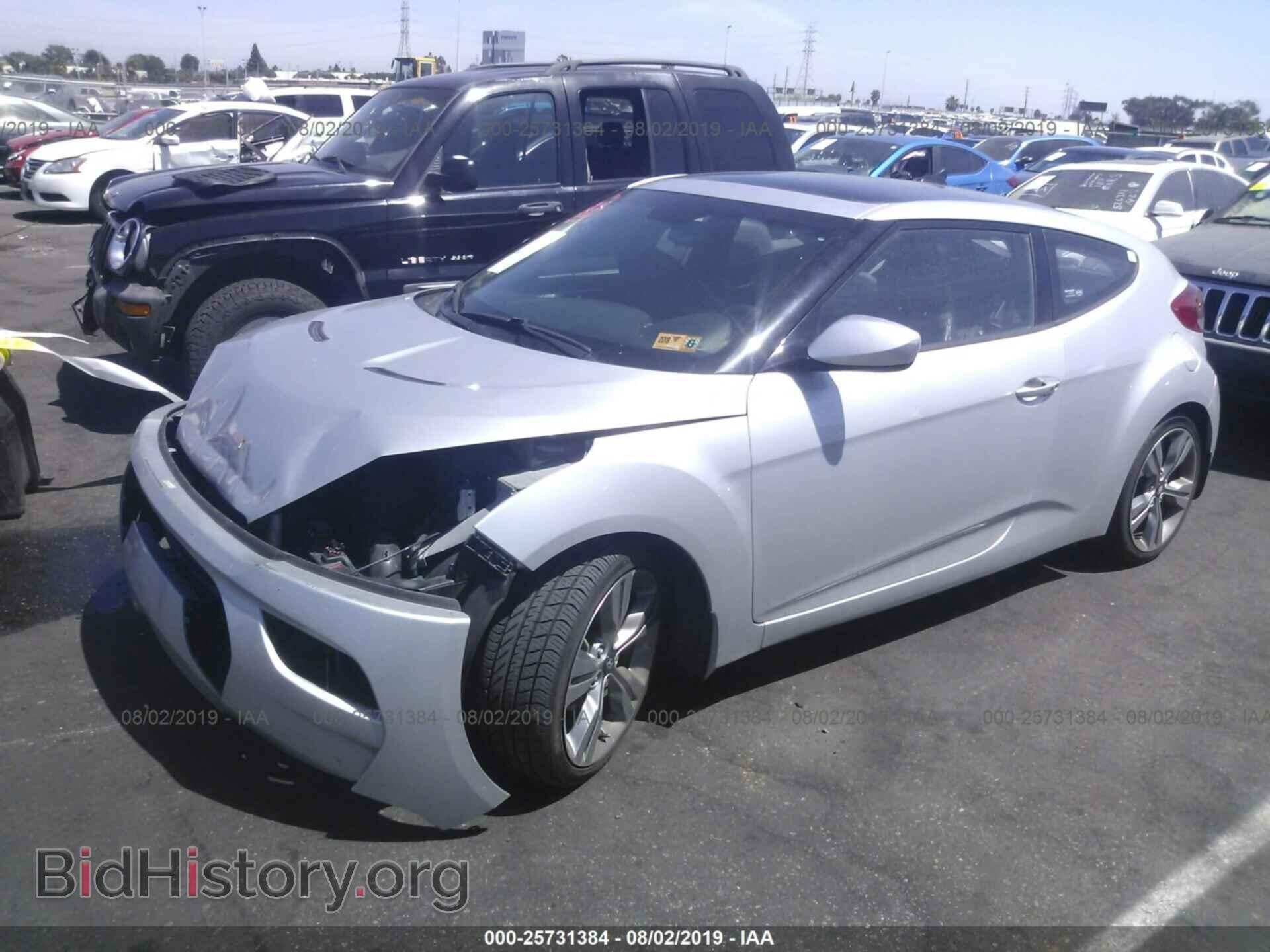 2013 HYUNDAI VELOSTER - VIN: KMHTC6AD6DU110134 - Фото 2