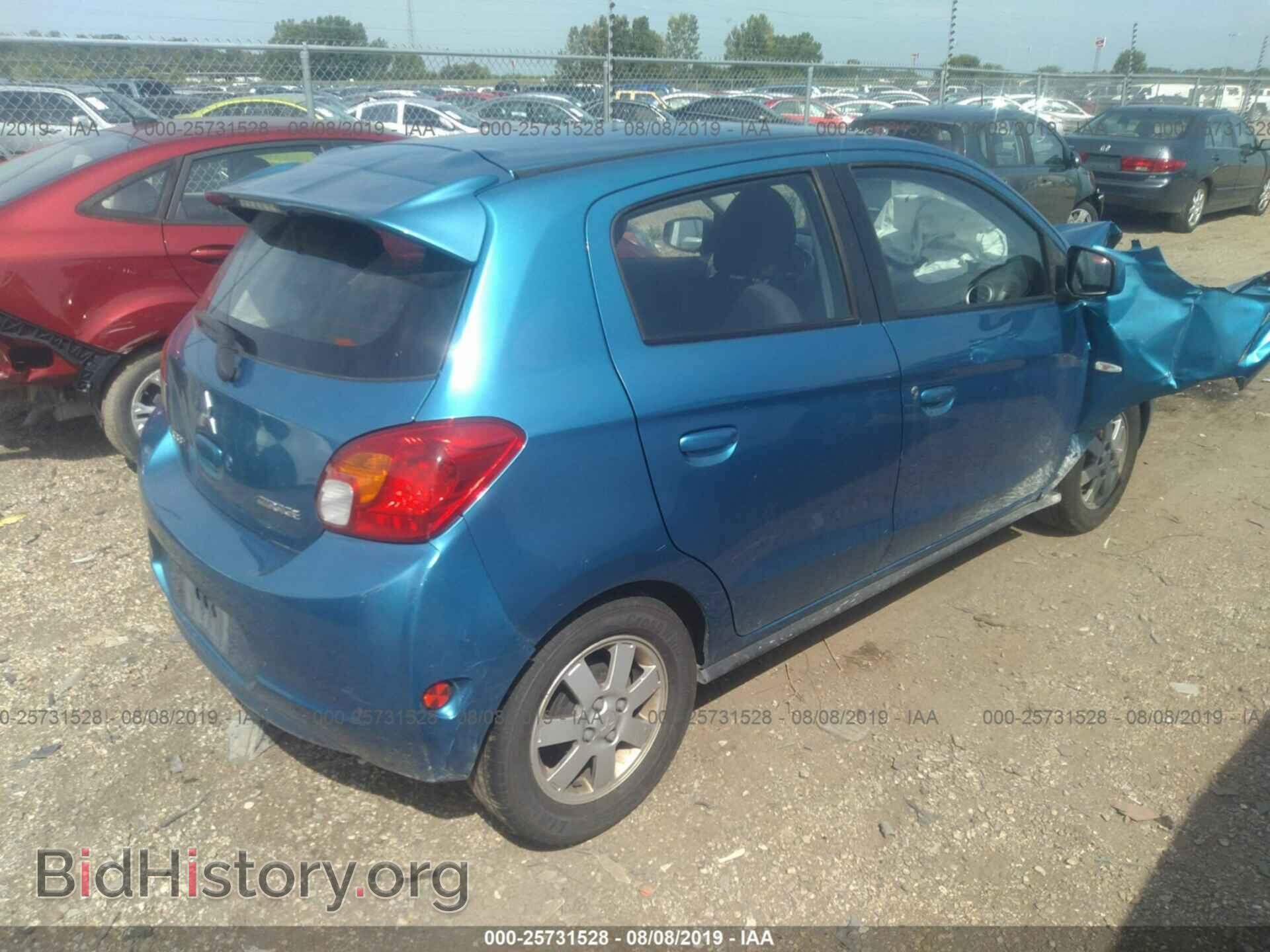 2014 MITSUBISHI MIRAGE - VIN: ML32A4HJ7EH024205 - Фото 4